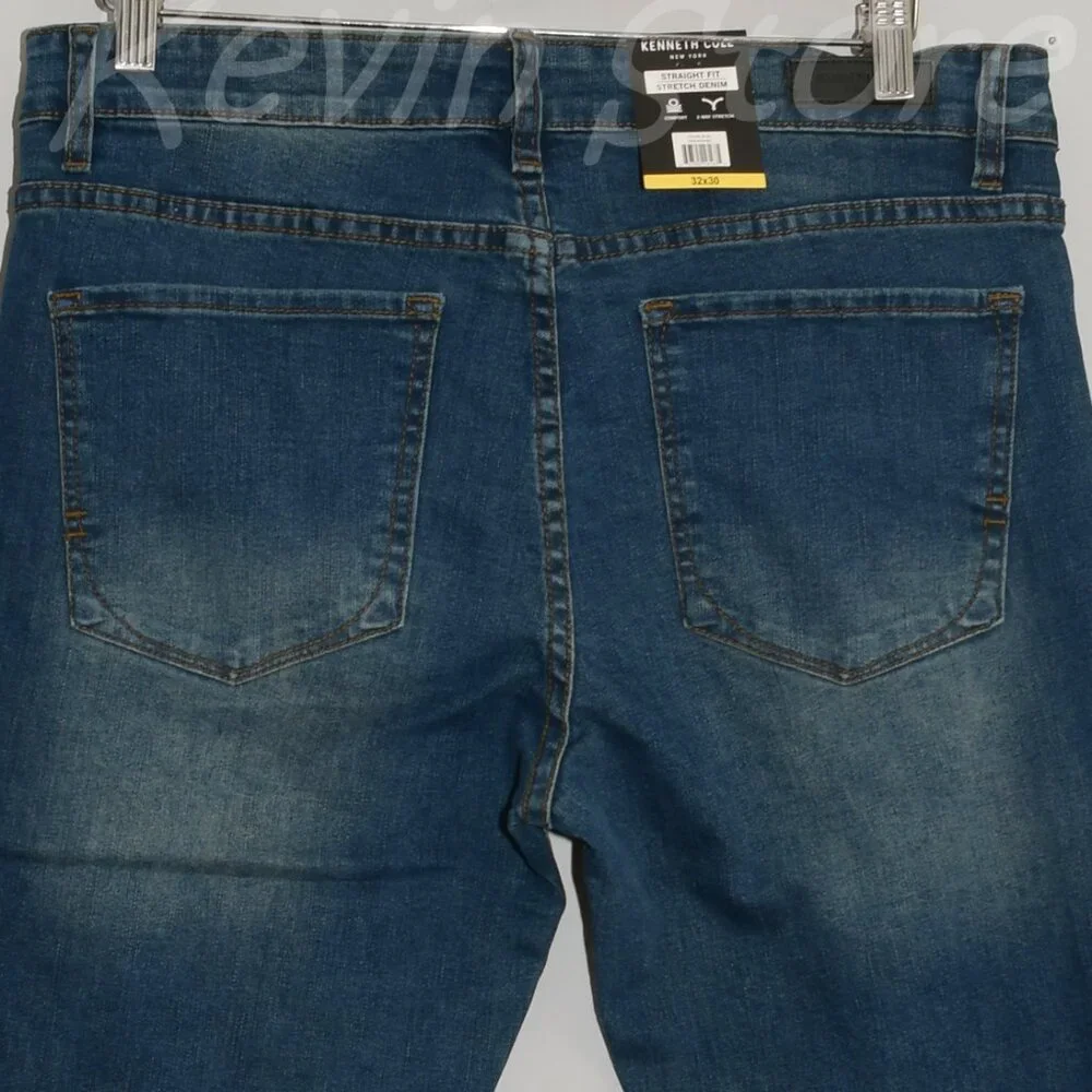 Kenneth Cole Men’s Jean  Straight Fit‎ Stretch Fabric